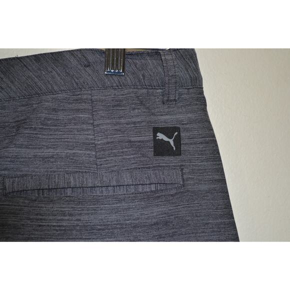 Puma mens 101 north heather black 5 pocket button fly relax fit shorts - Picture 7 of 11